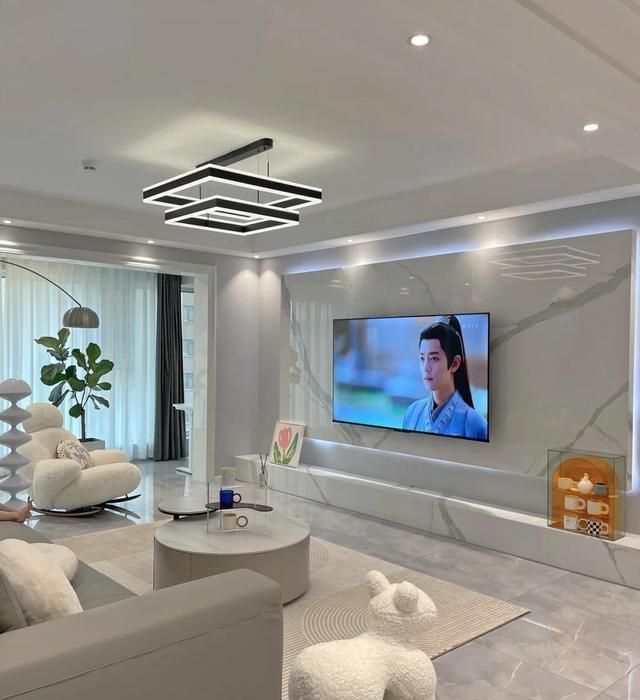 极简客厅设计惊艳全网,高级感引无数人效仿 这是我见过最美的“极简装修”,凭一客厅就被无数人效仿,真高级 - 家居知识