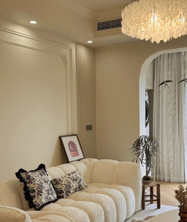 98㎡轻法式奶油风新家,简约高级又治愈 重庆女主晒出98㎡新家,轻法式奶油风设计简约又高级,温馨又治愈 - 家居知识