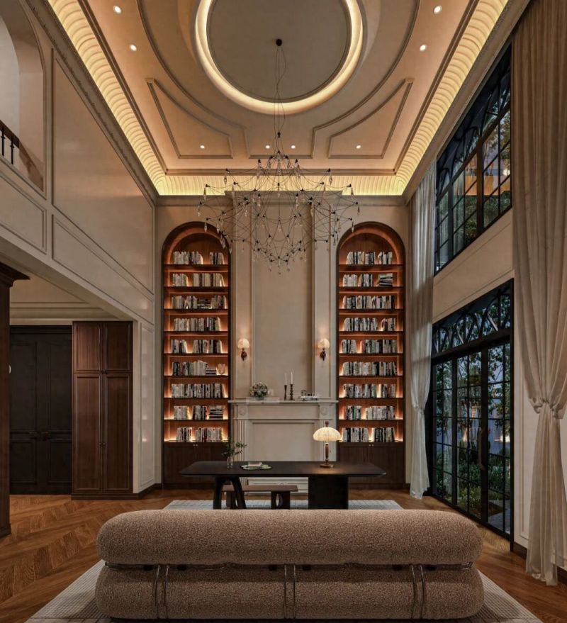 长沙700㎡法式复古豪宅，每一处空间都诠释极致高级感