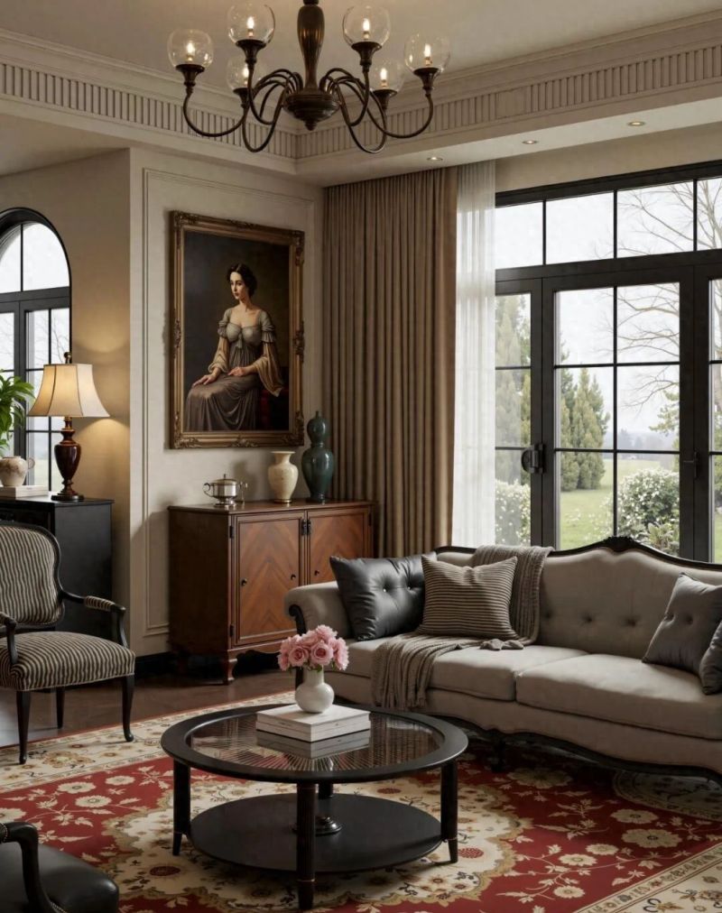 复古法式家居，优雅如老电影般的扫地时光