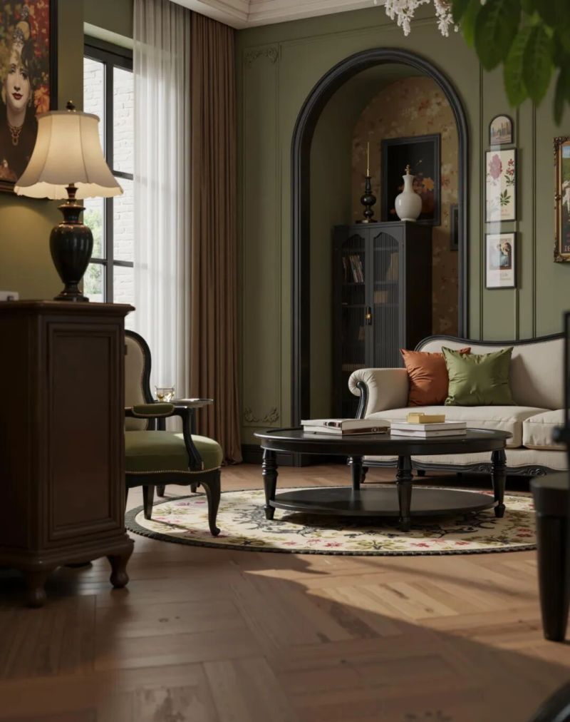 这个复古法式家，优雅到连扫地都像在拍老电影 - 家居知识