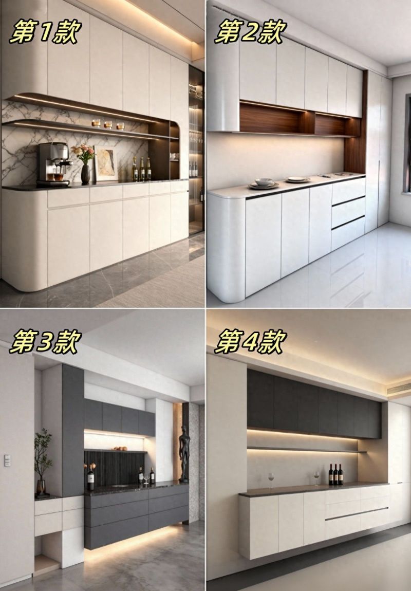 2025最新款餐边柜设计，颜值爆表惊艳亮相！