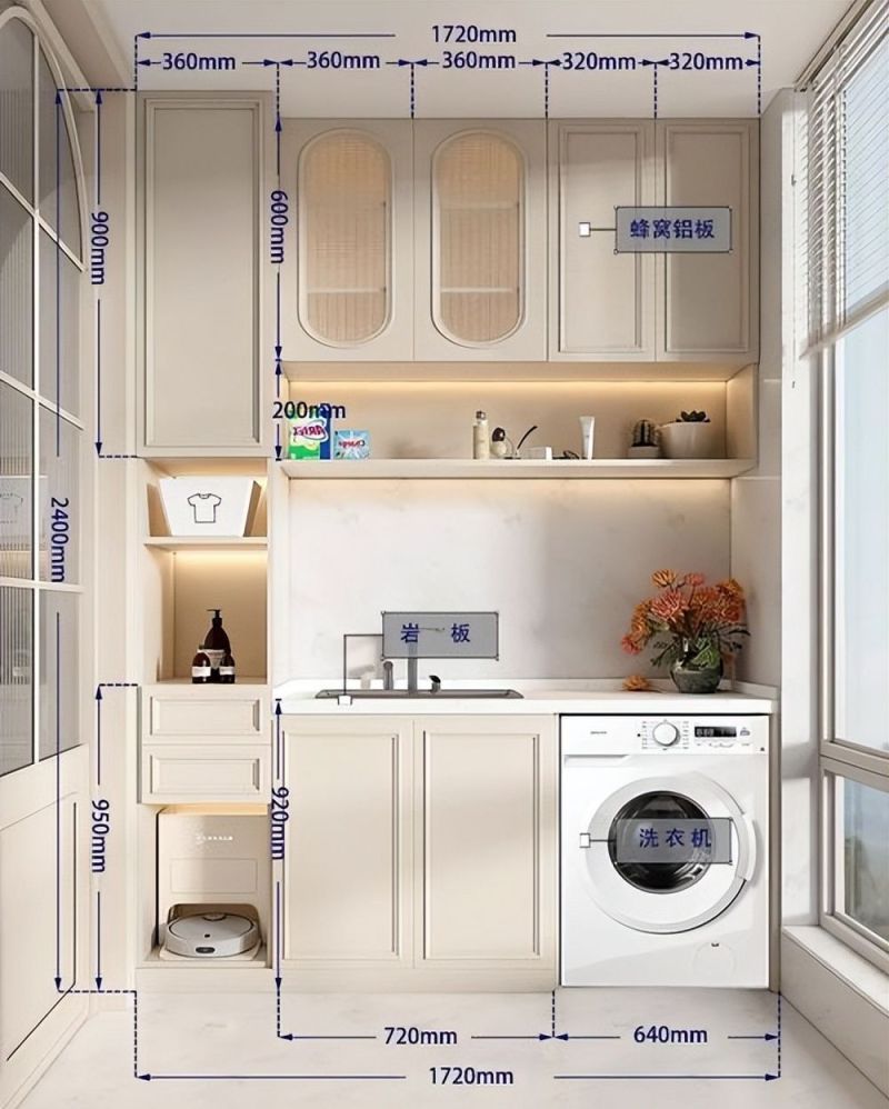 这么实用的阳台柜设计 现在看到还不算晚！ - 家居知识