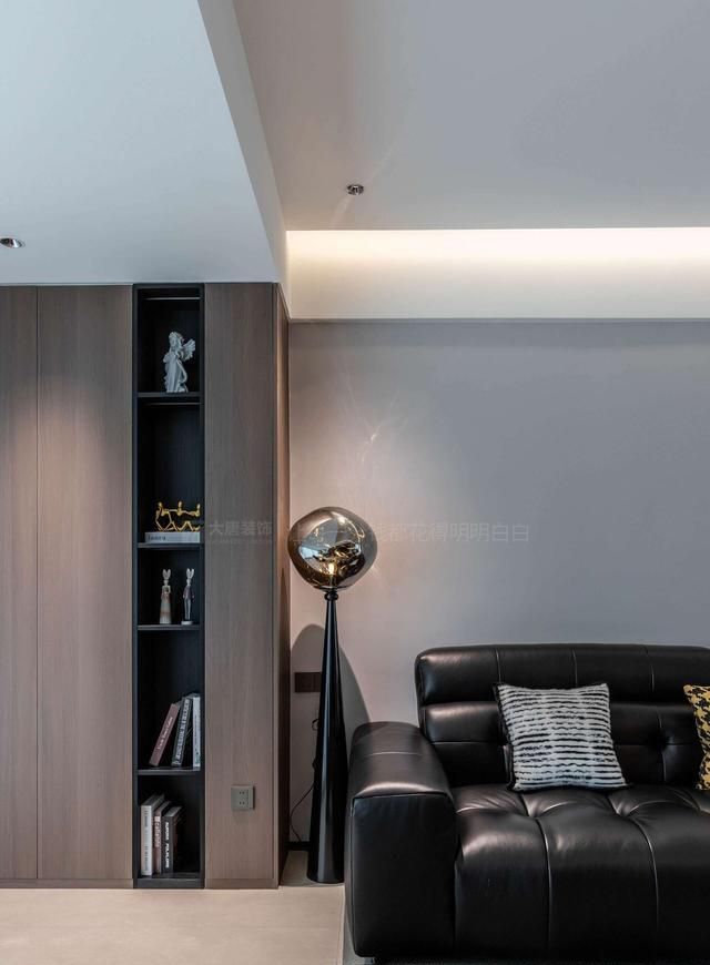 株洲装修实景：150㎡现代风格赏析，暗与亮的视觉冲击 - 家居知识