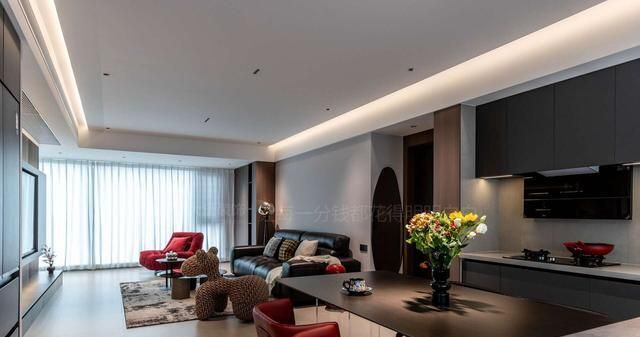 株洲装修实景：150㎡现代风格赏析，暗与亮的视觉冲击 - 家居知识