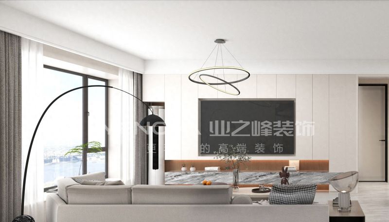 唐山湖岸缇香115平方米现代风格装修效果案例|业之峰装饰 - 家居知识