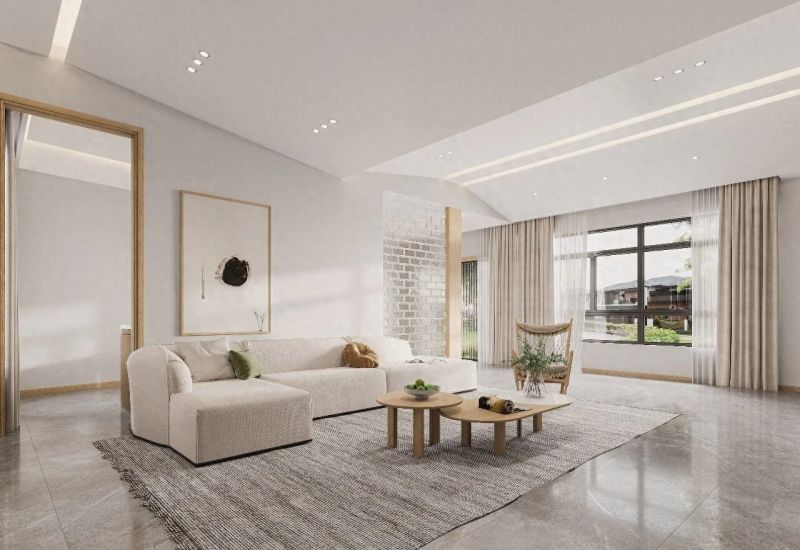 180㎡原木风设计，白色系搭配打造极致温馨家居