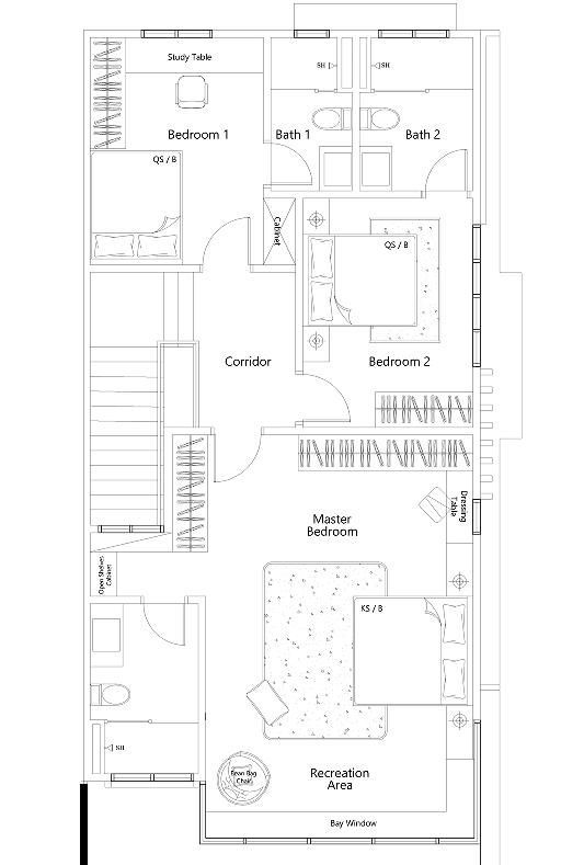 180㎡原木风格设计：白色系的原木风搭配，真的很温馨 - 家居知识
