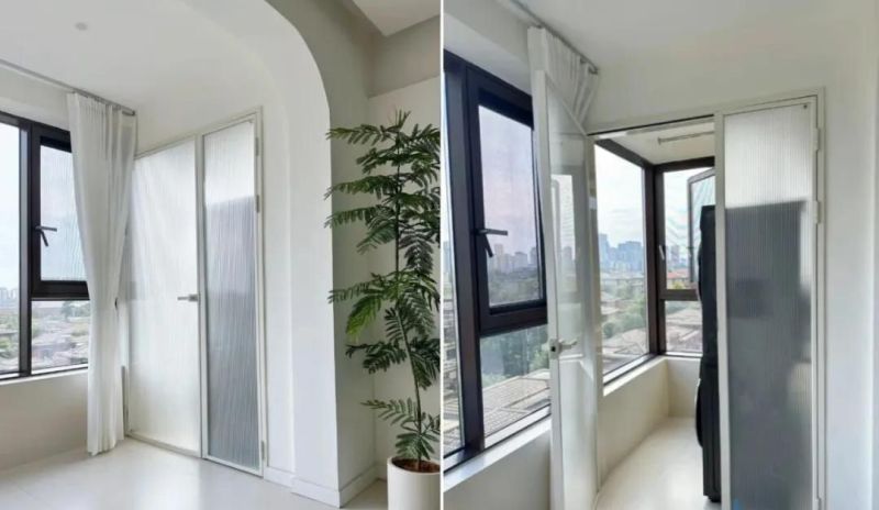 被邻居家阳台洗衣间惊掉下巴！仅用2平米，洗衣晾晒一步到位！ - 家居知识