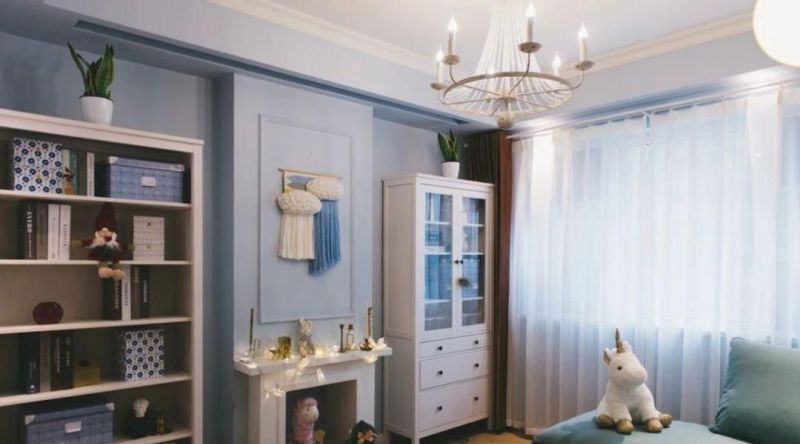 50㎡小户型单身公寓现代法式风，拱门+壁炉的设计，复古又优雅！ - 家居知识