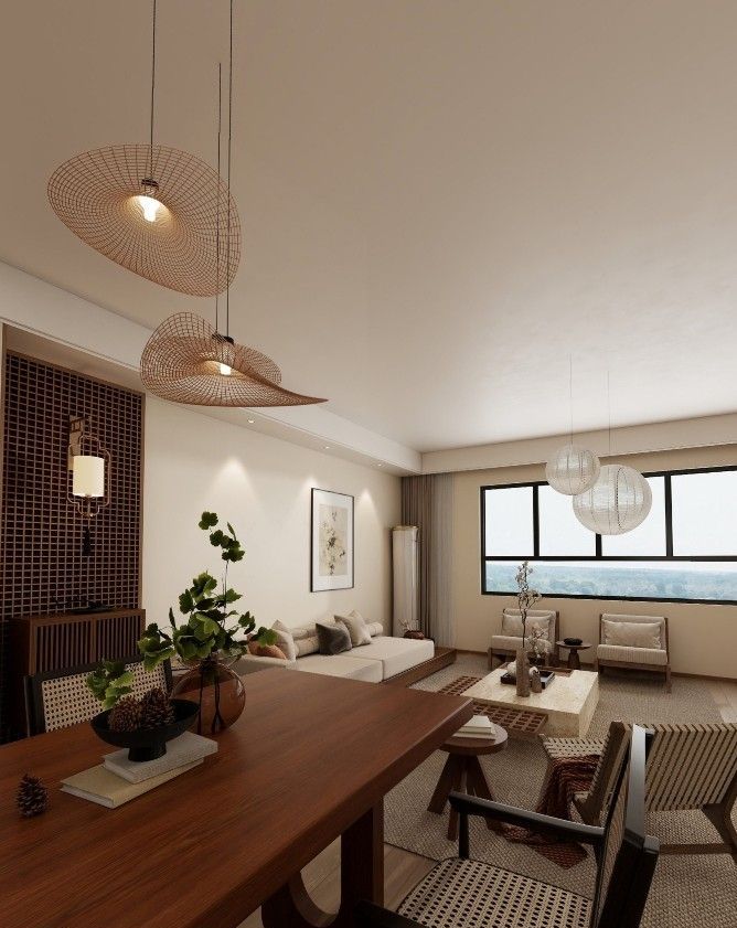 装修案例｜两套中古风设计，让传统东方美，照进现代宜居日常 - 家居知识