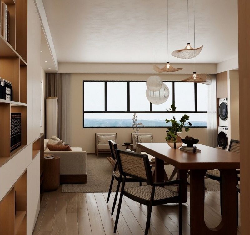 装修案例｜两套中古风设计，让传统东方美，照进现代宜居日常 - 家居知识