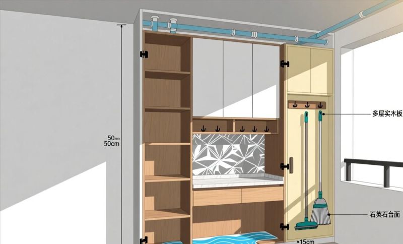阳台柜怎么设计才不浪费1㎡？这8个细节，90%的人都忽略了！ - 家居知识