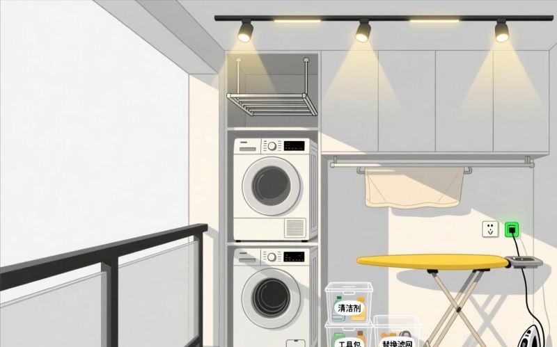 阳台柜怎么设计才不浪费1㎡？这8个细节，90%的人都忽略了！ - 家居知识