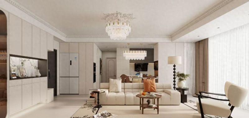 法式轻奢风住宅完工实拍！精致细节+优雅配色，氛围感直接拉满 - 家居知识