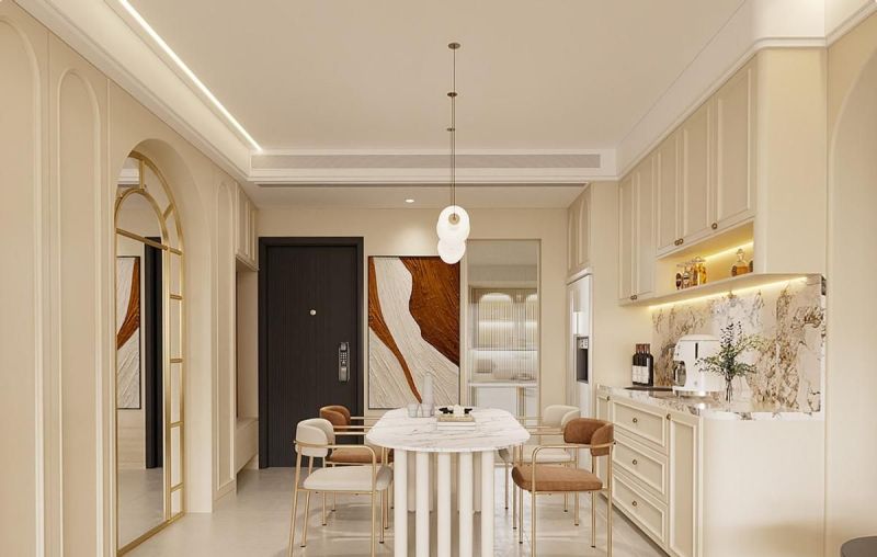 氛围感绝绝子～奶油风装修原来这么美 - 家居知识