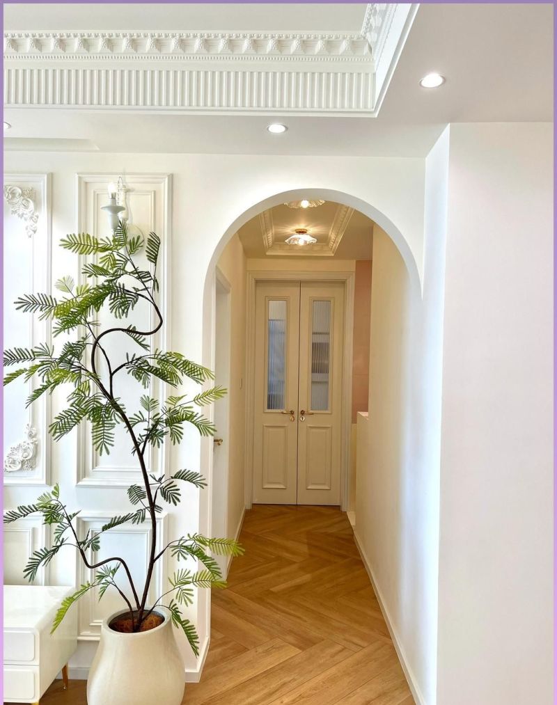 把毛坯房装成“法式电影感”，全屋坚持不吊大平顶，这审美太绝了 - 家居知识