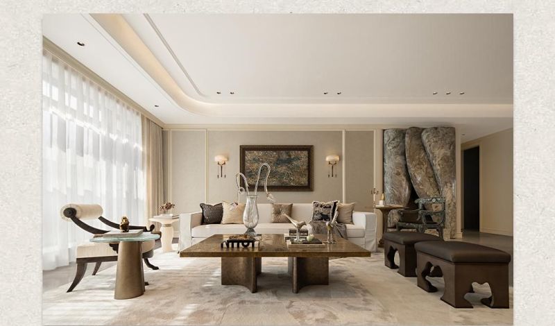 丨璞丽设计：240㎡静奢法式，光韵里的松弛秘境 - 家居知识