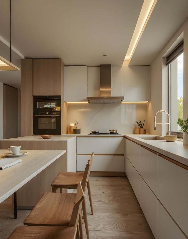 原木风+开放式，一进门就哇塞到不停！ - 家居知识