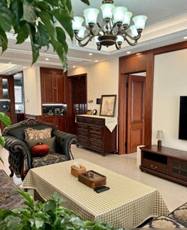 河北女子129㎡美式复古新房走红，温润质感与井井有条的治愈空间