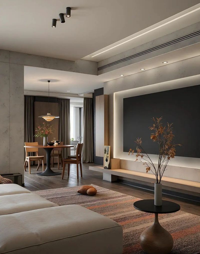 侘寂与现代的完美融合,打造高级感空间 这是把“侘寂+现代”玩出高级感 - 家居知识