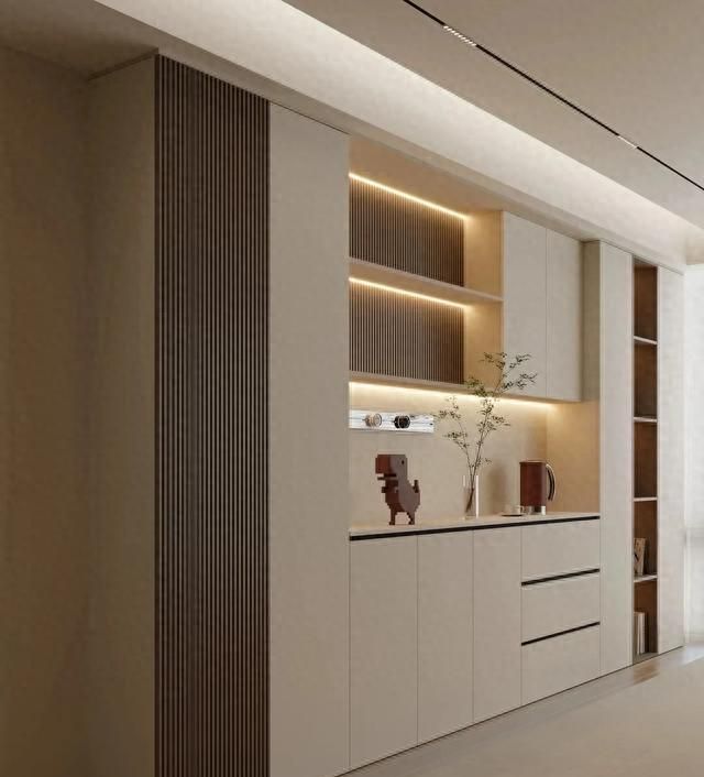 颜值爆表的餐边柜让人一见倾心，旧柜砸了重做也值！