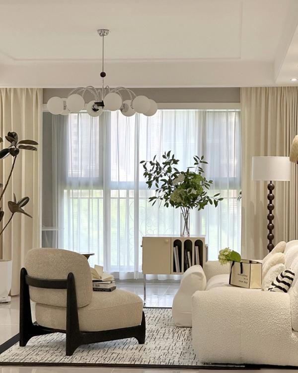 陕西一女主晒出奶油风新家，因房子布置得太整洁而走红，简约大气 - 家居知识