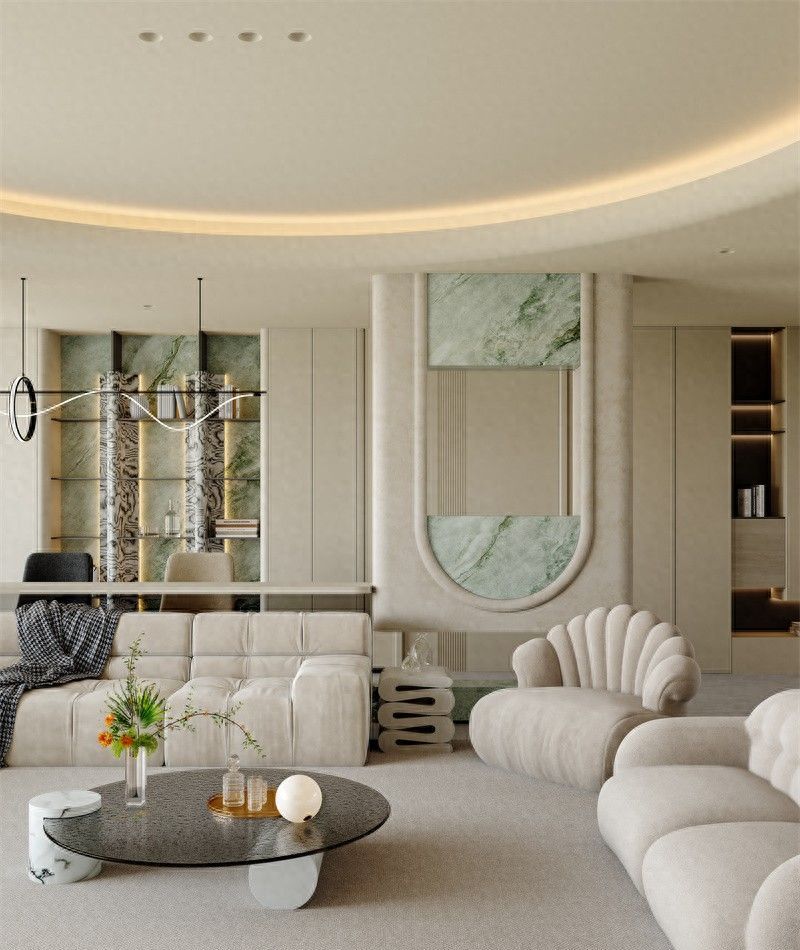 181㎡奶油风大宅，把温柔揉进生活的每个角落