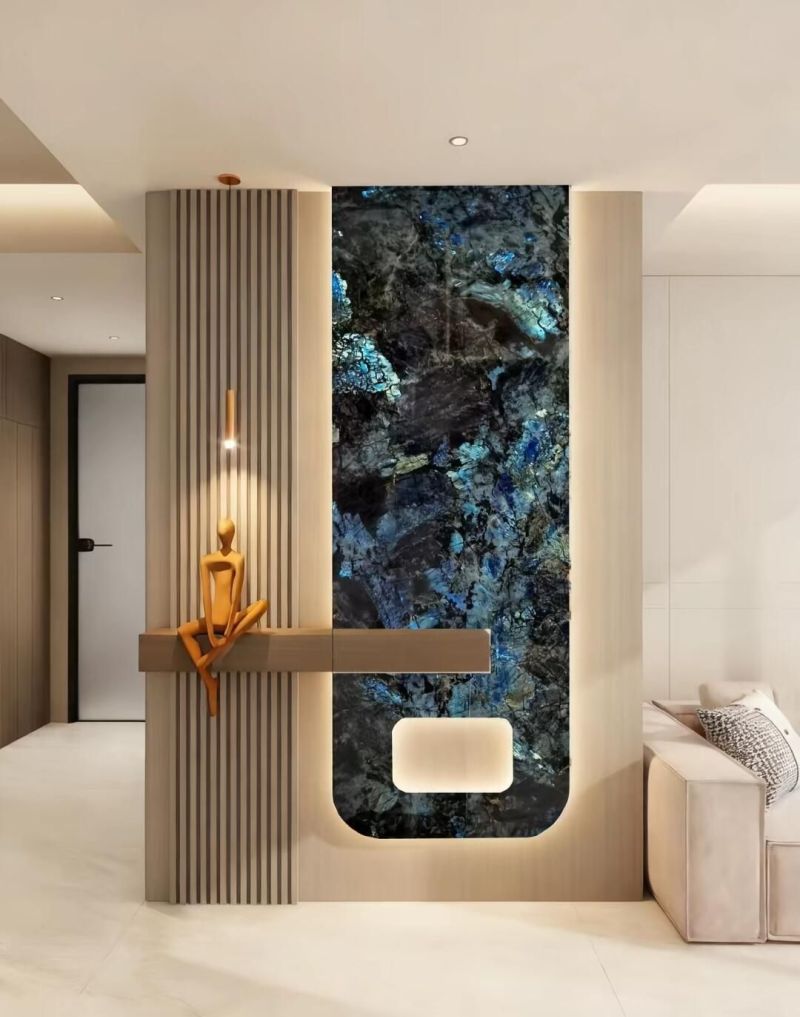 奶油风玄关封神设计，这质感谁顶得住 奶油风装修搭这玄关真好。 - 家居知识