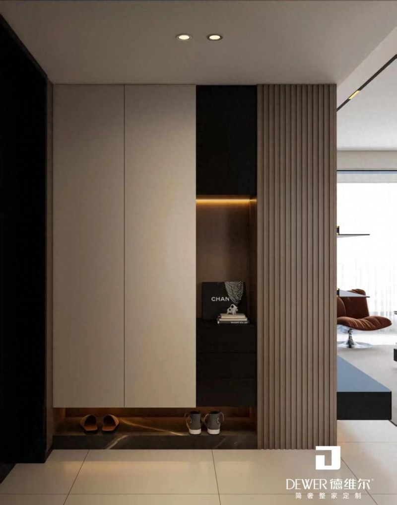 玄关柜设计秘诀，入户整洁又显大的实用方案