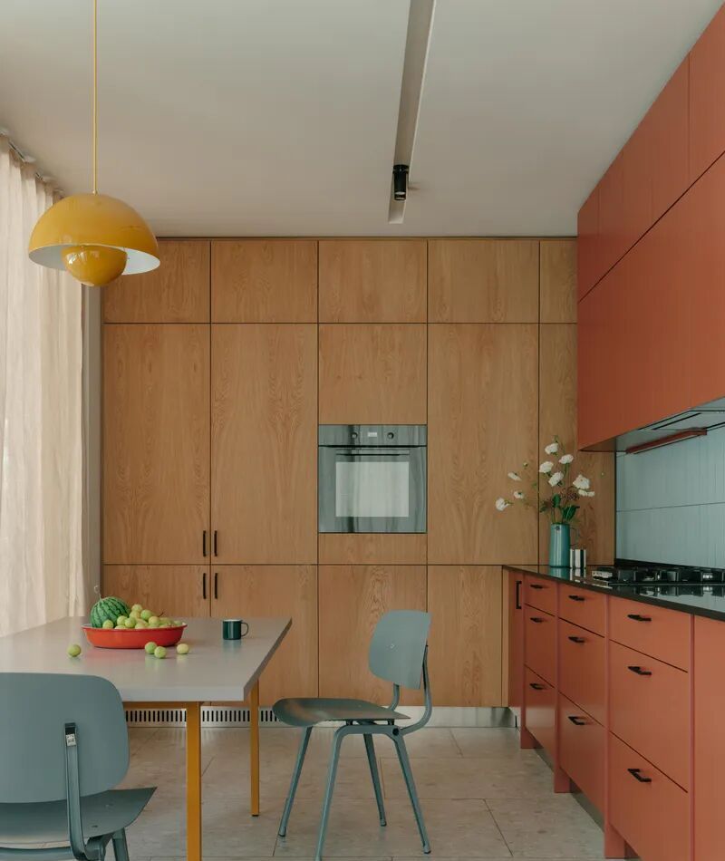 现代复古私宅不踩雷：靠色彩、比例、材质这三重把控，浓而不腻 - 家居知识