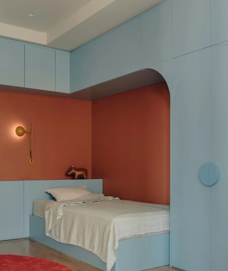 现代复古私宅不踩雷：靠色彩、比例、材质这三重把控，浓而不腻 - 家居知识