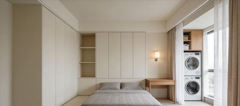 60㎡奶油风两居室｜把温柔揉进日常，小户型也能拥有治愈系家宅 - 家居知识