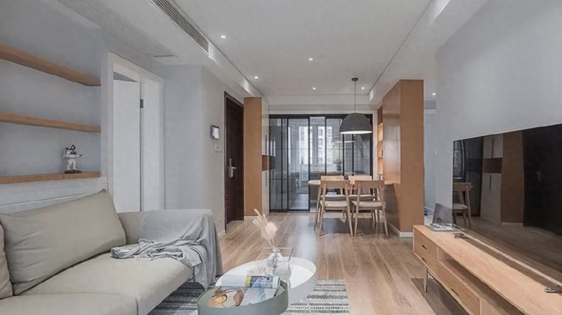 80㎡北欧风三居室，入户即惊艳的舒适美宅