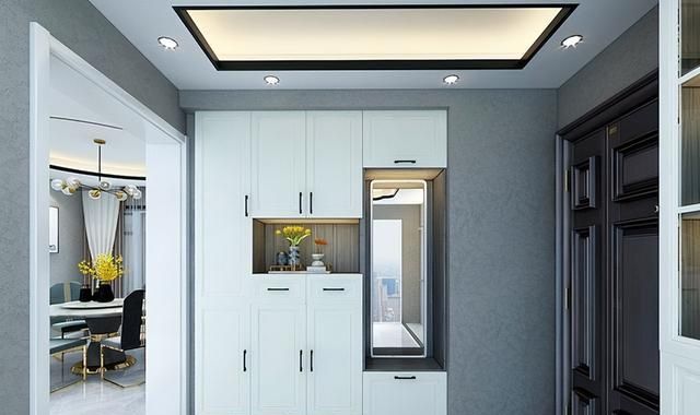 江西人新潮流,楼道代替鞋柜,美观实用引热议 越来越多人不装鞋柜了,学江西人的做法,直接放楼道,美观又实用 - 家居知识