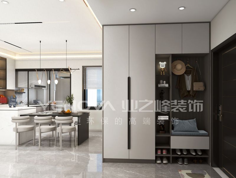 唐山中海九樾143平方米现代轻奢风格装修效果案例|业之峰装饰 - 家居知识