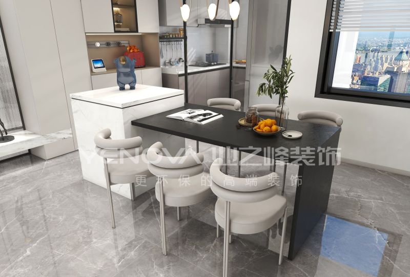 唐山中海九樾143平方米现代轻奢风格装修效果案例|业之峰装饰 - 家居知识