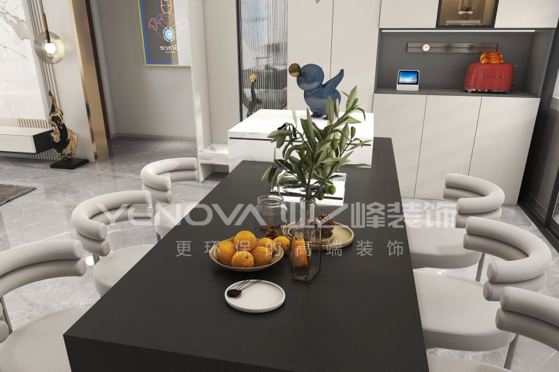 唐山中海九樾143平方米现代轻奢风格装修效果案例|业之峰装饰 - 家居知识