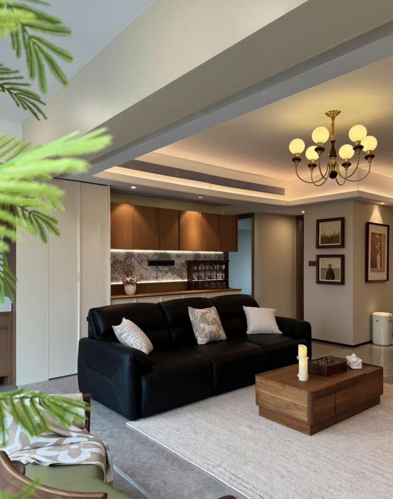 现代轻奢与中古风混搭家装全案解析,打造高级感居住空间 现代轻奢×中古风混搭家装全案解析 - 家居知识