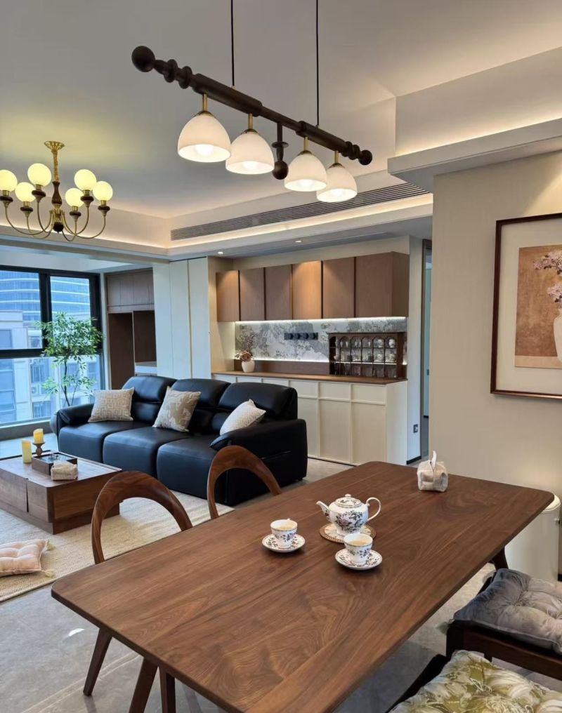 现代轻奢与中古风混搭家装全案解析,打造高级感居住空间 现代轻奢×中古风混搭家装全案解析 - 家居知识