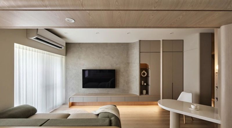 60㎡原木风小户型装修,轻松打造大气空间感 60㎡原木风小户型也能装出大气感 - 家居知识