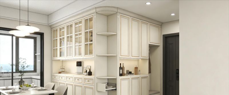 89㎡奶油色轻法式家,细节里藏满治愈感 不压抑的轻法式,藏在这个89㎡奶油色家的细节里 - 家居知识