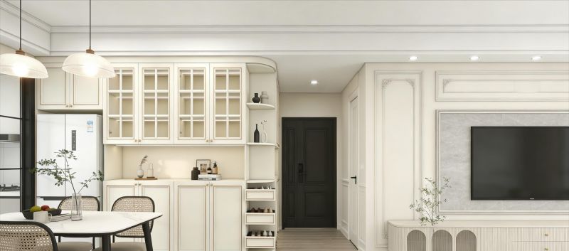 89㎡奶油色轻法式家,细节里藏满治愈感 不压抑的轻法式,藏在这个89㎡奶油色家的细节里 - 家居知识