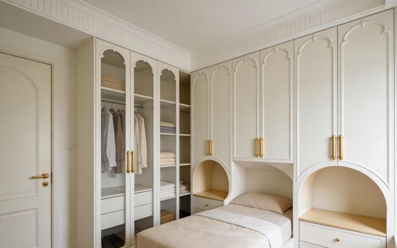 89㎡奶油色轻法式家,细节里藏满治愈感 不压抑的轻法式,藏在这个89㎡奶油色家的细节里 - 家居知识