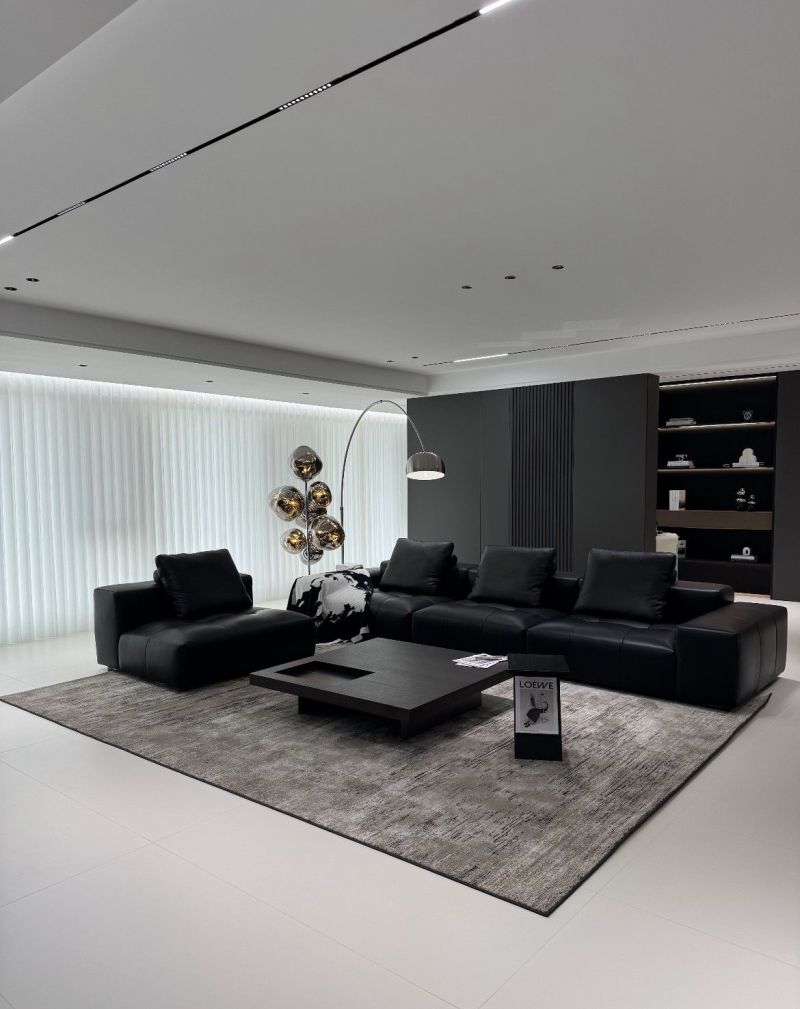 意式极简风大横厅,一眼心动的高级感设计 大横厅这样装,一眼就爱上的高级感!意式极简风真的越住越耐看! - 家居知识