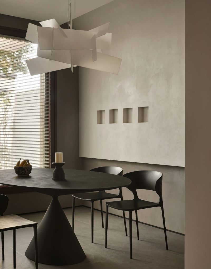 爆火260㎡雅奢侘寂风装修！意式进口艺术涂料，让家自带治愈Buff - 家居知识