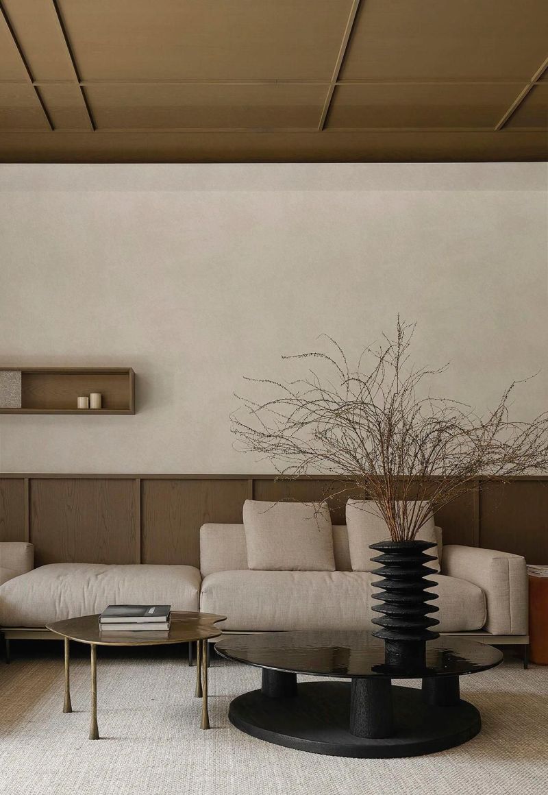 爆火260㎡雅奢侘寂风装修！意式进口艺术涂料，让家自带治愈Buff - 家居知识