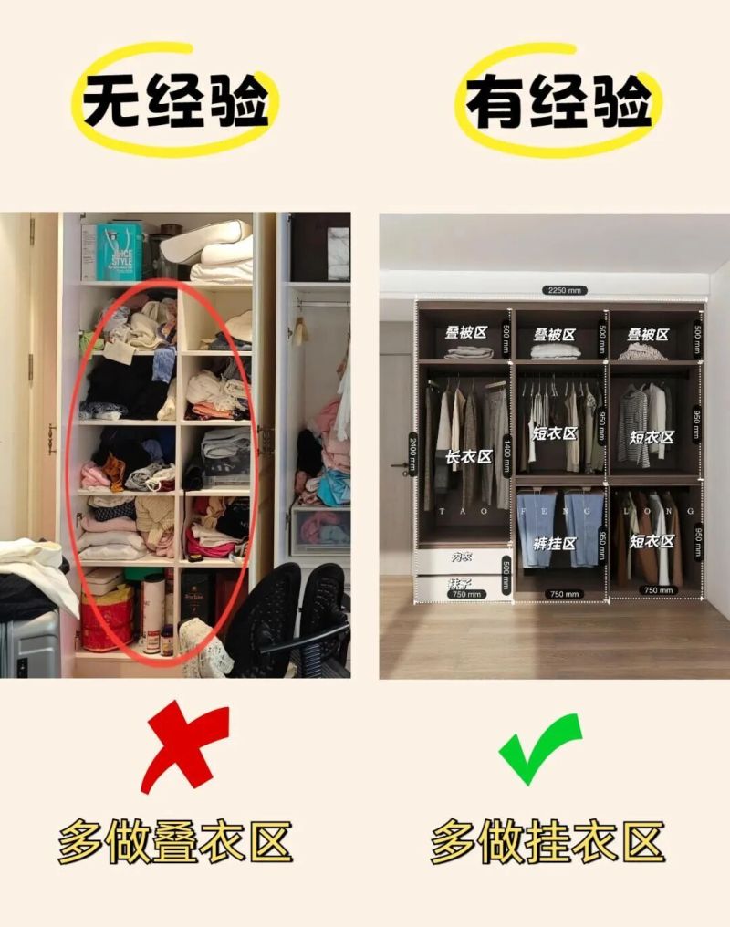 定制衣柜翻车重灾区！这5个细节盯紧，颜值收纳全翻倍 - 家居知识