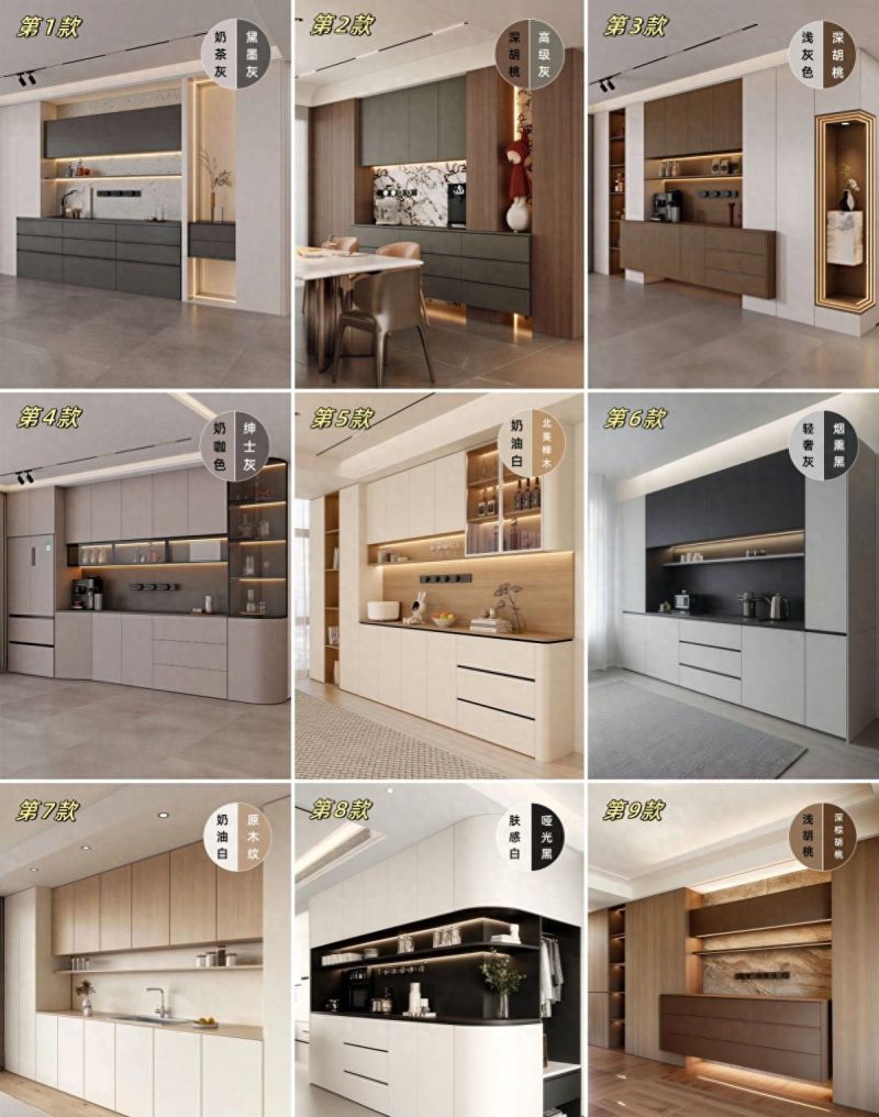 9款爆火餐边柜配色方案，轻松提升家居格调！