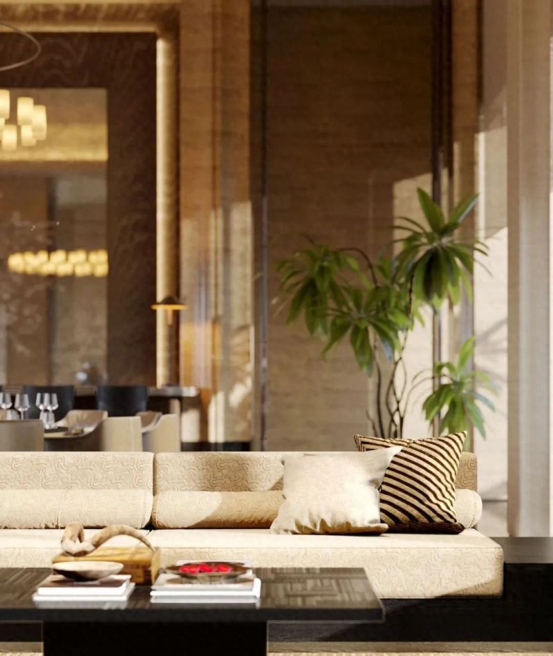 176㎡暖色新中式，简约美学演绎轻奢格调